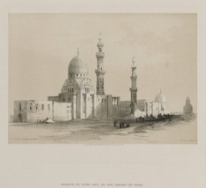 Egypti ja Nubia, osa III: Kalifien haudat-Kairo. Ayed Be[y]-moskeija tekijältä Louis Haghe