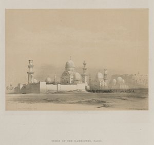 Egypti ja Nubia, osa III: Muistohaudat, Kairo, 1849. tekijältä Louis Haghe