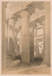 Egypti ja Nubia: II osa - nro 14, Karnak, 1838. tekijältä Louis Haghe