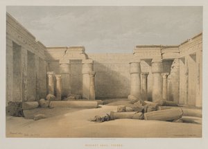 Egypti ja Nubia, osa II: Medinet Abou, Thebes tekijältä Louis Haghe