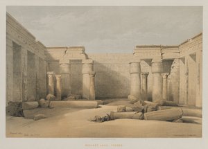 Egypti ja Nubia, osa II: Medinet Abou, Thebes, 1847.