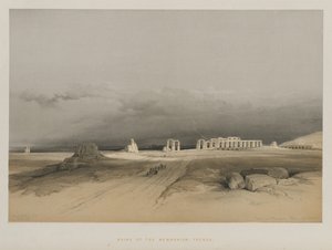Egypti ja Nubia, osa II: Ruins of Memnonium, Thebes tekijältä Louis Haghe