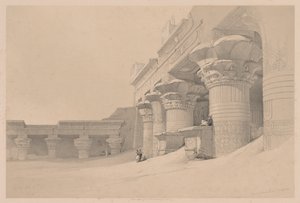 Egypti ja Nubia: I osa - nro 10, Edfou, 1838. tekijältä Louis Haghe