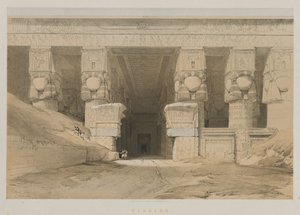 Egypti ja Nubia, osa I: Dendera, 1847. tekijältä Louis Haghe