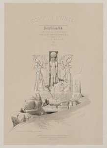 Egypti ja Nubia, osa I: Frontispiece, 1846. tekijältä Louis Haghe