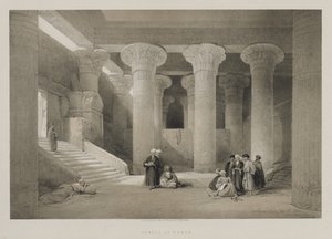 Egypti ja Nubia, osa I: Temple at Esneh tekijältä Louis Haghe