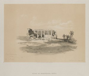 Egypti ja Nubia, osa I: Wady Maharraka, Nubia, 1846. tekijältä Louis Haghe