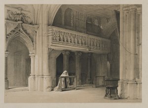 Luonnokset Belgiassa ja Saksassa, osa I: Nönnbergin luostari, Salzburg, 1840. tekijältä Louis Haghe