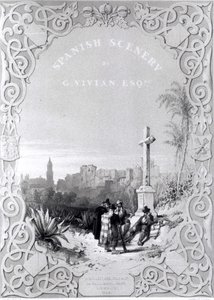 George Vivianin Espanjan maiseman nimisivu, julkaistu 1838