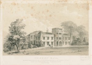 Wolseley Hall: teräskaiverrus, nd [c 1830] (tulostus) tekijältä Louis Haghe