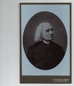 Franz Liszt (1811-1886) (1880, valokuva) tekijältä Louis Held