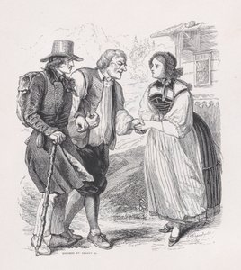 The Traveller from The Complete Works of Béranger, 1836. Tekijät: Louis-Henri Brevière, Cesar-Auguste Hebert. tekijältä Louis Henri Brevière, Cesar Auguste Hebert