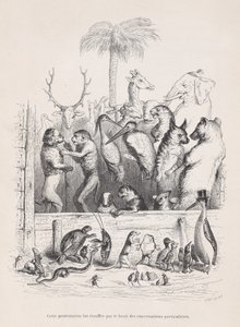 Tämän protestin tukahdutti yksityisten keskustelujen melu Scenes from the..., ca. 1837-47.