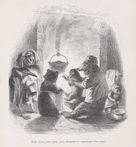 Elämme keskenämme, vihaamme häiriöitä ja vierailuja Scenes from the..., ca. 1837-47.