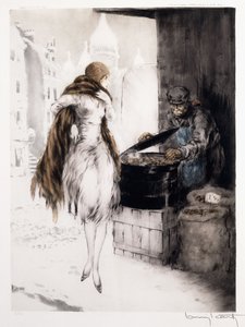 Kastanjan myyjä tekijältä Louis Icart