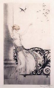 Pääskyset tekijältä Louis Icart