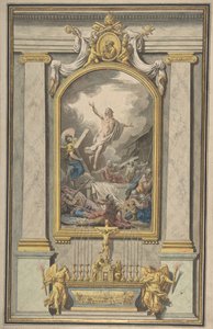 Ylösnousemus, n. 1760. tekijältä Louis Jean François Lagrenée