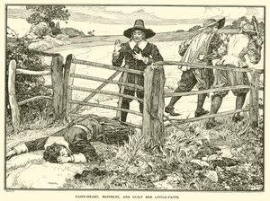 Heikkosydän, epäluottamus ja syyllisyys Rob Little-Faith (kaiverrus) tekijältä Louis John Rhead