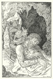 Jättiläinen kultainen parta (litho) tekijältä Louis John Rhead