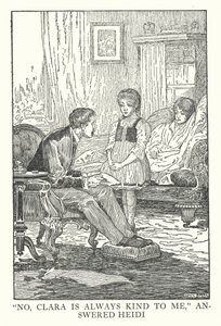 Johanna Spyrin Heidin kuvitus (litografia) tekijältä Louis John Rhead