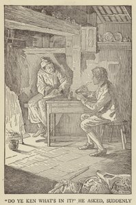Robert Louis Stevensonin kuvitus Kidnapped tekijältä Louis John Rhead