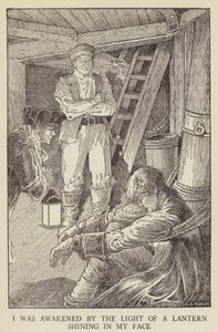 Robert Louis Stevensonin kuvitus Kidnapped tekijältä Louis John Rhead