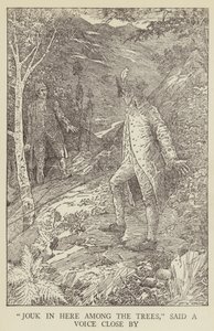 Robert Louis Stevensonin kuvitus Kidnapped tekijältä Louis John Rhead