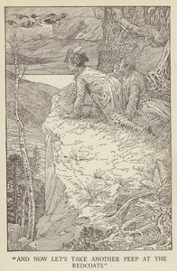 Robert Louis Stevensonin kuvitus Kidnapped tekijältä Louis John Rhead