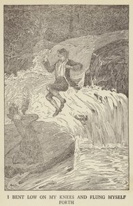 Robert Louis Stevensonin kuvitus Kidnapped tekijältä Louis John Rhead
