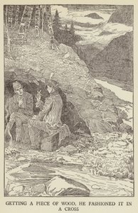 Robert Louis Stevensonin kuvitus Kidnapped tekijältä Louis John Rhead