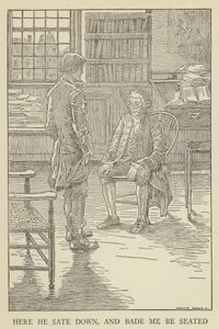Robert Louis Stevensonin kuvitus Kidnapped tekijältä Louis John Rhead