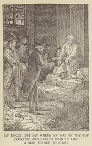 Robert Louis Stevensonin kuvitus Kidnapped tekijältä Louis John Rhead