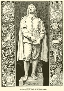 Bunyanin muotokuva (kaiverrus) tekijältä Louis John Rhead