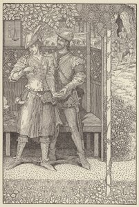 Robin Hood ja Marian bowissaan tekijältä Louis John Rhead