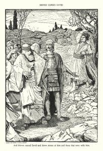 Shimei kiroaa Daavidin (litografia) tekijältä Louis John Rhead