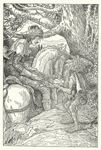 Elämän vesi (litho) tekijältä Louis John Rhead