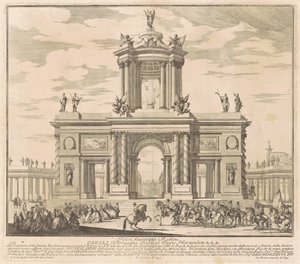 Seconda Macchina Chinealle vuonna 1745: Riemukaari Bourbonin kuningas Kaarlen paluusta Napoliin