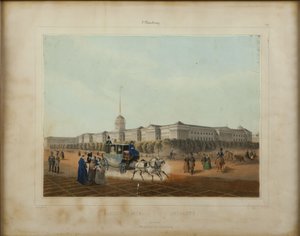 Admiraliteetti Pietarissa, 1840-luvun loppu.