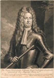 Kunnianarvoisa William Lord Cadogan, Hänen Majesteettinsa joukkojen kenraaliluutnantti.