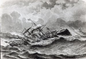 Suuren idän katastrofi syyskuussa 1861 tekijältä Louis Le Breton