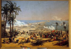 Egyptin kampanja (retkikunta) (1798-1801): "" Aboukirin taistelu (25. heinäkuuta tekijältä Louis Lejeune