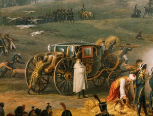 Napoleonin leiri Austerlitzin taistelun aattona (hengästyneenä) tekijältä Louis Lejeune