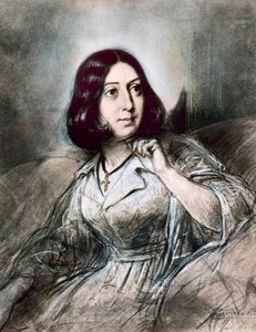 George Sandin muotokuva Louis Leopold Boillyn jälkeen