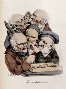 Antiikkikauppiaat Louis-Leopold Boillyn kaiverrus (Louis Leopold Boilly tekijältä Louis Leopold Boilly