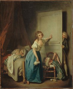 LIndiscret, c. 1795. tekijältä Louis Leopold Boilly