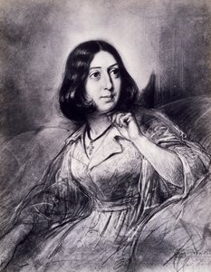 George Sandin muotokuva, Amantine-Lucile-Aurore Dupinin salanimi (Pariisi) tekijältä Louis Leopold Boilly