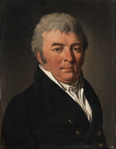 Napitetakkiin pukeutuneen miehen muotokuva tekijältä Louis Leopold Boilly