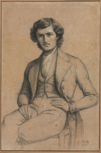Nuoren miehen muotokuva, 1837. tekijältä Louis Leopold Boilly