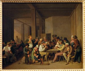 Scene de cabaret - kohtauksia kapakassa ... tekijältä Louis Leopold Boilly