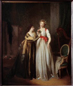 Kaksi ystävää. Louis Leopold Boillyn (1761-1845) maalaus tekijältä Louis Leopold Boilly